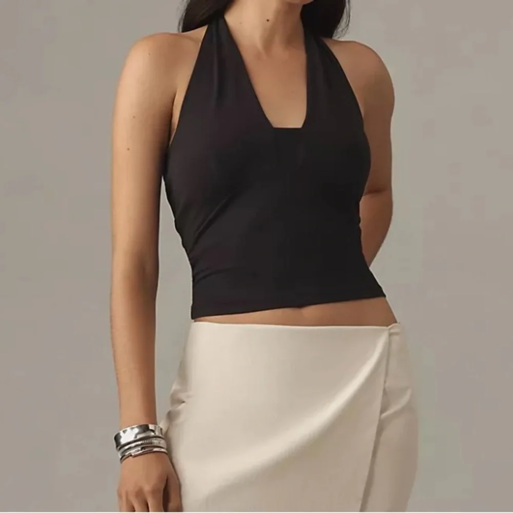 Anthropologie tailored black halter top size Large - Picture 4 of 4